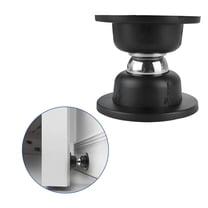 LAMIRO Door Stoppers for Bottom of Door,Wear-Resistant, Sturdy and Not Effortless to Age Magnetic Door Stop,Strong Magnetic Structure Door Jammer Door Stopper,black