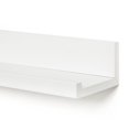 thumbnail image 5 of GoDecor Set of Three 14-inch Floating Wall Shelves White Photo Frame, 5 of 5