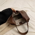 thumbnail image 2 of Bolso Hombro para Mujer Hobo Con Lazo Media Cuero PU Desplazamientos (café), 2 of 8