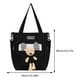 thumbnail image 2 of Bolso bandolera para mujer Bolso de lona de gran capacidad Bolso de mano simple diario para niñas, 2 of 9
