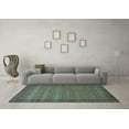 thumbnail image 3 of Ahgly Company Indoor Round Abstract Light Blue Contemporary Area Rugs, 6' Round, 3 of 4