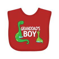Inktastic Granddads Boy Grandson Dinosaur Boys Baby Bib