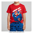 thumbnail image 2 of Playera Manga Corta Chiffon Short Chiffon Mario Bros Multicolor Talla 4, 2 of 5