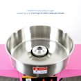 thumbnail image 2 of VIVO Pink Electric Commercial Cotton Candy Machine/Floss Maker w/ Bubble Shield, 2 of 3