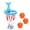 D, variant on Kids Basketball Bath Toy with 3 Balls Suction Cup Cartoon Dinosaur Hand-eye Coordination Wall Mount Basketball Hoop Game Kids Boys Birthday Gift