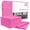 Fuchsia, variant on Disposable Dental Bibs 13"x18" (125 Pack) - 3 Ply Waterproof Tattoo Bib Sheet for Patients - Dentist or Medical Tray Cover and Nail Table Cover Supplies, Pink, One Size