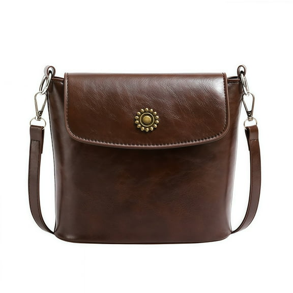 Simple Crossbody Shoulder Small Square Bag for Women - Lightweight PU Material with Adjustable Strap, Perfect for Carrying Phone and Cosmetics in Daily Use, Travel, and Outdoor Activities