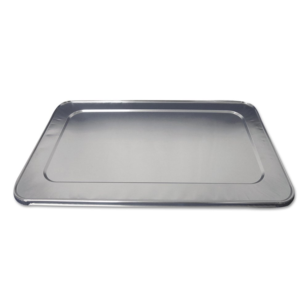 Durable Packaging Aluminum Steam Table Lids for HeavyDuty Full Size
