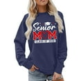 thumbnail image 1 of HUITKMM Sweat à Capuche Blanc pour Femmes, Sweat Imprimé Sans Capuche, Coupe Ample, Décontracté, 1 of 4