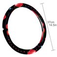thumbnail image 4 of Electrocardiogram 14.5 Inch Printing PVC Leather Steering Wheel Covers Auto Accessories, Car Wheel Cover, 4 of 6