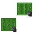 thumbnail image 3 of Seitruly Alfombrilla de ratón para juegos de campo de fútbol de 24x20CM para hombres y niños, alfombrilla de ratón de goma para juegos, alfombrilla Verde blanco 24*20 CM 2piezas, 3 of 5