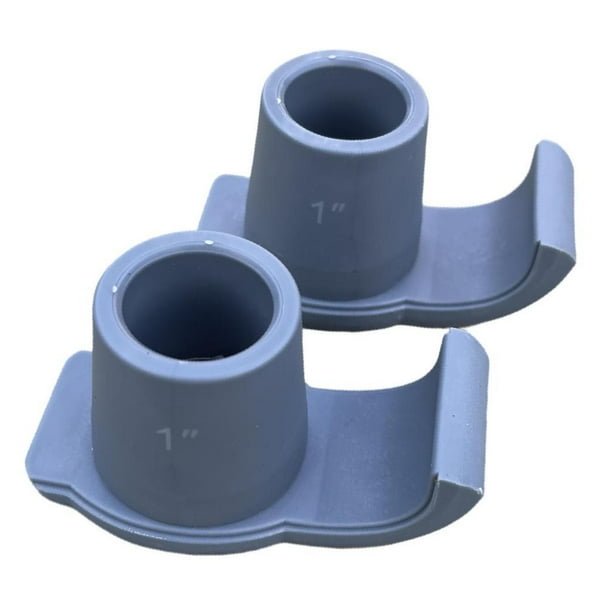 2 deslizadores de esquí para caminar, accesorios para caminar, deslizadores para pies para caminar, fácil instalación Agujero Gris 25mm