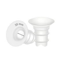 Maymom Flange Inserts 20 mm Compatible with Spectra, Medela 24 mm Shields, Momcozy S9 Pro/S12 Pro, Willow Wearable Cup. Compatible with Medela Freestyle, Harmony, to Reduce 24mm Down to 20 mm; 2pc