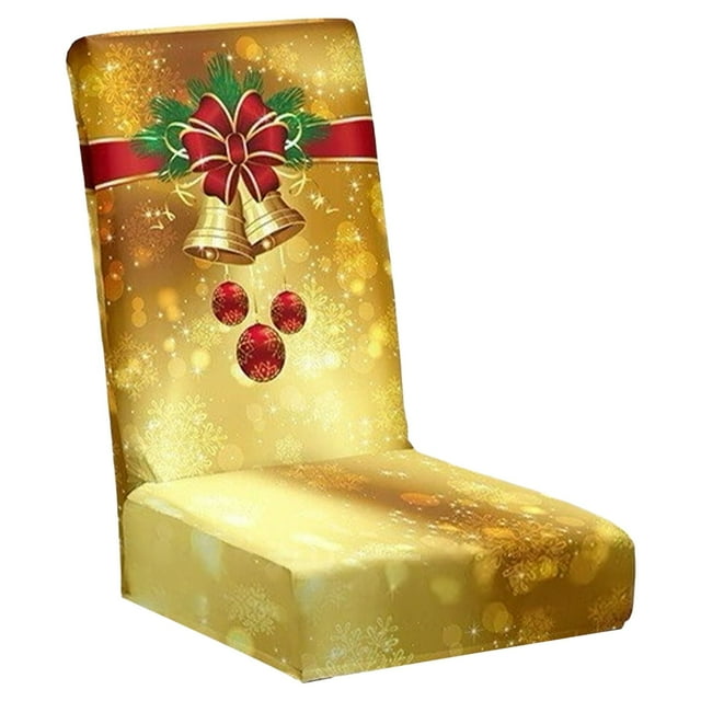 Hearth & Gear Festive Holiday Stretchable Cover Universal Fit For Dining Room Protector Slipcovers Washable Reusable Seasonal Celebration Party Cushion Cover Couch Cover for 2 Cushion Couch Dog Covers