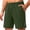 B Army Green, variant on Timoontee Men's Athletic Shorts Lightweight Summer Sun Protection Shorts Hiking Running Mountain Sports Shorts Solid Elastic Waist Casual Shorts Purple L