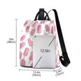 thumbnail image 3 of FORMRS Women's Travel Backpack Purse Anti-Theft Hidden Pockets Casual Shoulder Bag, Pink Popsicle Pattern, 3 of 7