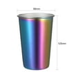 thumbnail image 3 of Amdohai 10 Pack 500ML Rainbow Stainless Steel Cup Bar Party Coffee, 3 of 7
