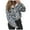 Purple, variant on Towmus Oversized Quarter Zip Pullover Casual Women Camo Zip Up Hoodie Camo Hoodie Womens Colorful Patchwork Graphic Hoodies