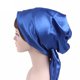 thumbnail image 4 of Sonducket Gorro estampado para mujer Streamer Bow Hat Head Cover Headwrap Turbantes Satin Head Bufanda Sleeping Cap Hair Wraps para mujeres Sleeping Type3 NO3 Sonducket AP008209-04, 4 of 4