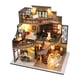 thumbnail image 5 of Kit de casa de muñecas en miniatura DIY, Mini Kit de construcción de casa, Kit de construcción de modelo arquitectónico hecho a mano de madera para, 5 of 9