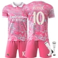 thumbnail image 1 of 2526 New Real Madrid Dragon Pattern Pink Football Sportswear #10 MODRIC Copy Player Name Jersey, 1 of 2