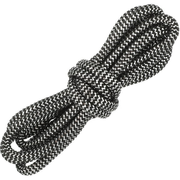 Soimiss 1Pair Black Circular Shoe Laces Replacement for Casual Athletic Boots and Trainers