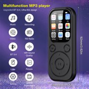 Henotian MP3 Player with Bluetooth 5.3, 32GB HiFi Portable Music Player with 2.01 Screen, Built-in Speaker, Voice Recorder, FM Radio, E-Book Reader