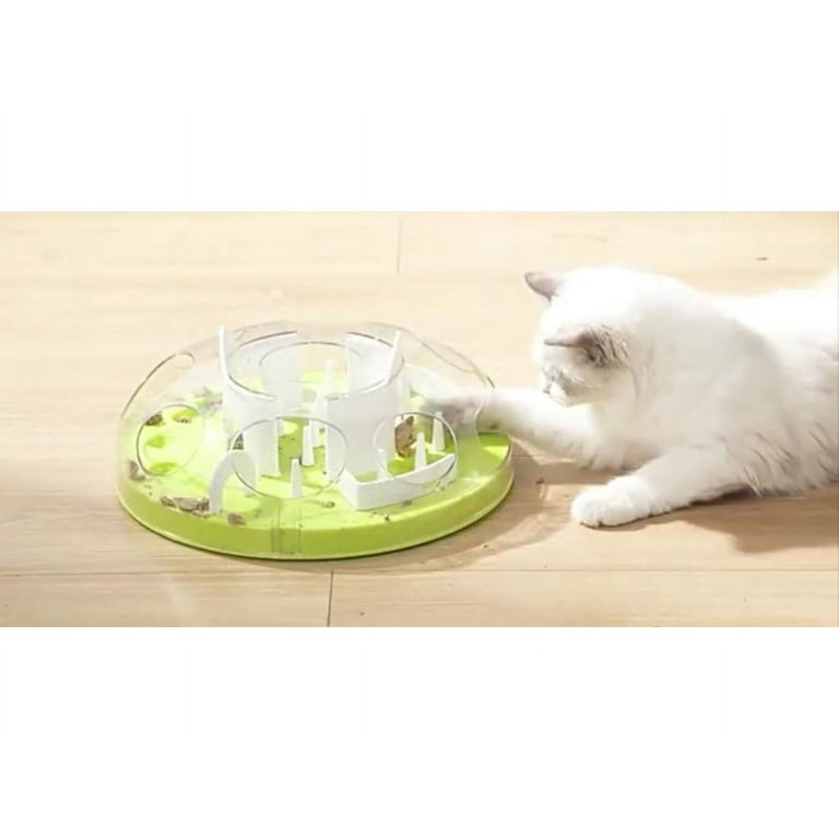 All For Paws Puzzle Cat Feeder Treat Maze Interactive Cat Toy
