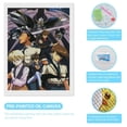 thumbnail image 3 of Diamond Art Kits for Adults - Mobile Suit Gundam Full Drill Diamond Arts for Beginners, Round 5D Paint with Diamonds Gem Art Painting Kits for Home Wall Decor Gifts 12"x16", 3 of 8
