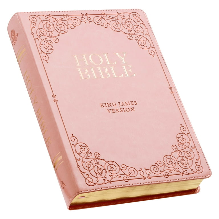 Christian Art Gifts, KJV Bible Giant Print Full Size Pink