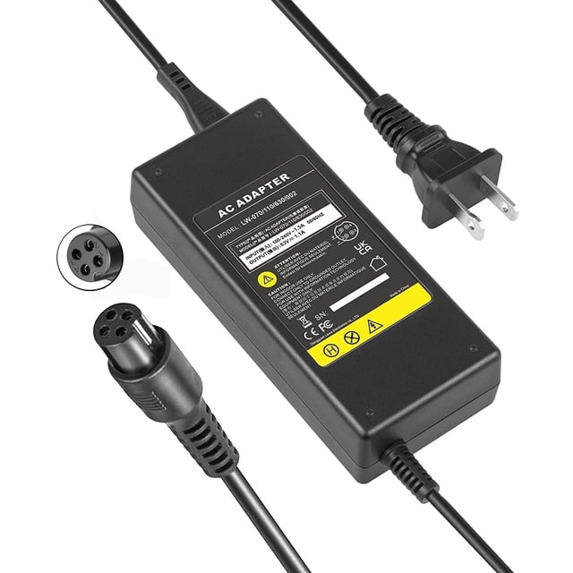 Adaptador electrónico TREE.NB, 63 V, 1,1 A, cargador de scooter de 4 pines