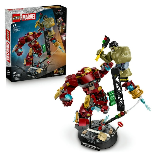 Set LEGO Super Heroes Batalla Épica AntiHulk vs Hulk 76343