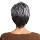 thumbnail image 4 of Moda de fibra blanca de pelo gris y el calor- Longitud corta pelucas sintéticas peluca, 4 of 8