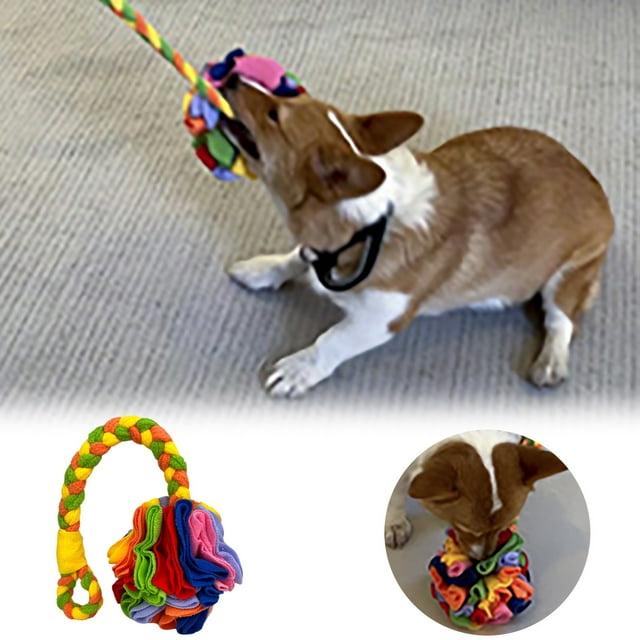 Interactive Pet Snuffle Mat Slow Feeder Puzzle Toy for Dogs and Cats Mental Stimulation Enrichment Training Chewing Teething Foraging Activity