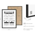 thumbnail image 3 of HAUS AND HUES Funny Bathroom Decor & Bathroom Signs Funny Bathroom Wall Art & Bathroom Signs Funny Decor | Funny Bathroom Art Toilet Rules Wall Decor (Black Framed) (12x16), 3 of 6