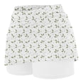 thumbnail image 6 of Gamivast Girls Athletic Skort High Waist Tennis Skirts Leaf-Print High-Waisted A-Line Skorts with Built-in Shorts Casual Back to School Clothing for Teen, 6 of 6