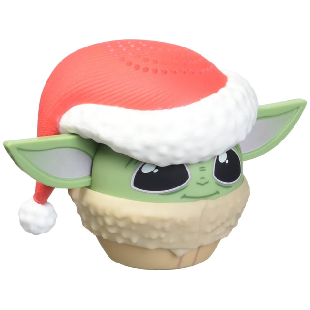 Bitty Boomers Star Wars The Mandalorian: Grogu con sombrero de Papá Noel, minialtavoz Bluetooth Bitty Boomers 1