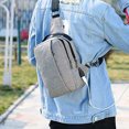 thumbnail image 5 of Bolso bandolera simple para hombre y mujer, bandolera informal de un solo hombro, bandolera tipo bandolera, 5 of 5
