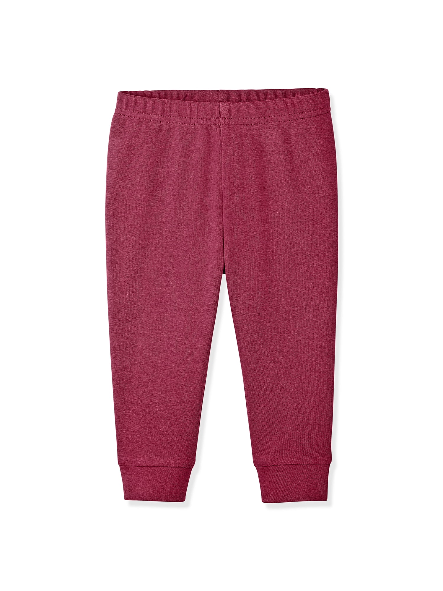 Garanimals Newborn & Baby Girl 100% Cotton Jogger Pants, Sizes 0–24M, Single or 4-Pack