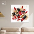 thumbnail image 3 of Lipstick and Nail Polish Collection Canvas Glam Art Prints by Art Remedy, Gallery Wrapped, 40" x 40", 3 of 7