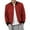 Red Suede Jacket for Men, variant on HOOMEUMY Mens Suede Jacket Classic Solid Coat Stand Collar Jacket Stretch Design Casual Workout Long Sleeve Clothes Fashion Trendy Green XXXL