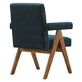 thumbnail image 4 of Modway Lyra Fabric Dining Room Chair - Set of 2 in Azure Fabric, 4 of 10