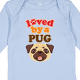 thumbnail image 4 of Inktastic Pug Dog Gifts Boys or Girls Long Sleeve Baby Bodysuit, 4 of 5