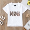 thumbnail image 2 of TAIAOJING Girls Short Sleeve Tops Short Family Blouse Clothes Outfits Summer Leopard Tee Shirt Matching Kids T Mommy And Baby Casual Tops Print For Toddler Me Sleeve Tops 1-2 Years, 2 of 7