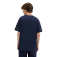 thumbnail image 3 of ellesse Camiseta para hombre - OLLIO 2, manga corta, cuello redondo, logotipo, algodón, liso Azul oscuro L (Large), 3 of 5