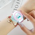 thumbnail image 1 of Reloj luminoso para niños, reloj electrónico de silicona luminoso con unicornio y pulsera (2 uds./juego), 1 of 6