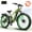 Green, variant on ESKUTE C300R Electric Bike for Adults, 32MPH High-Speed 1500W Motor, 80-Mile Range 48V 20.8Ah Battery, 26"x4.0" Fat Tire Ebike, Full Suspension, 8-Speed Black, UL2849