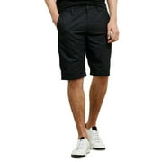 Kenneth Cole Reaction NEW Black Men Size 32 Polka Dot Flat Front Shorts