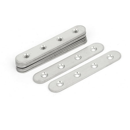 

97mmx17mmx2mm Stainless Steel Straight Joining Mending Flat Repair Plates 10pcs