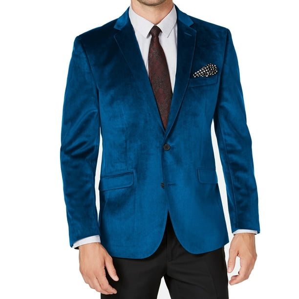 Cole Reaction Men Suit Separates Two Button SlimFit Velvet